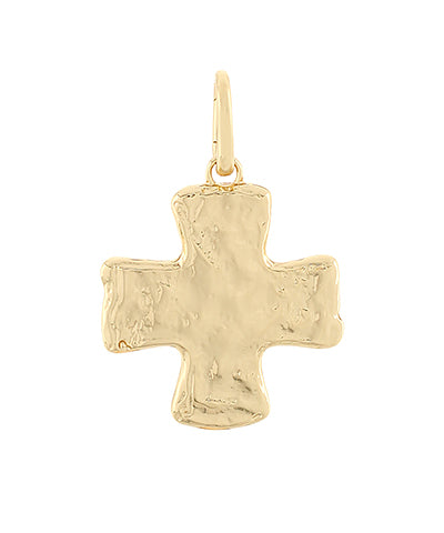 Hammered Cross Pendant