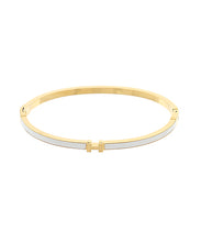 Load image into Gallery viewer, Initial Color Bangle Bracelet

