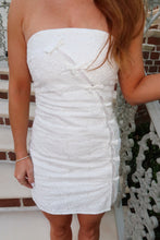 Load image into Gallery viewer, Back To You Strapless Dress-White
