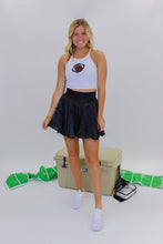 Load image into Gallery viewer, Kickoff Racerback Crop Top- White
