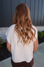 Load image into Gallery viewer, Vic Cable Knit Sweater-Cream
