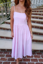 Load image into Gallery viewer, Links Striped Midi Dress-Pink
