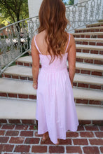 Load image into Gallery viewer, Links Striped Midi Dress-Pink

