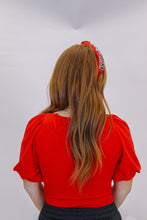 Load image into Gallery viewer, Energy Ballon Sleeve Bodysuit-Red
