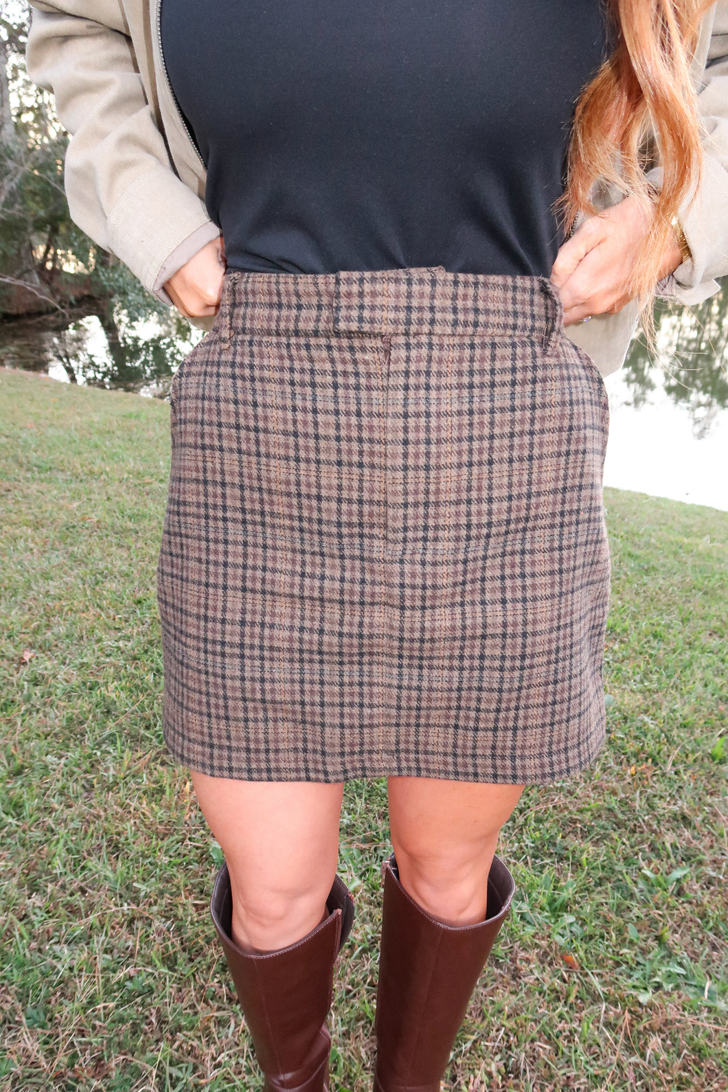 Soren Plaid Mini Skirt