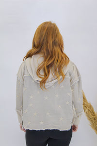 Strictly You Star Jacket- Taupe