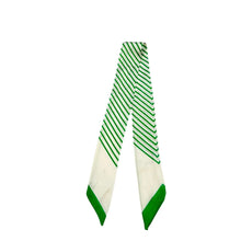 Load image into Gallery viewer, Twilly Scarf- Green Stripe
