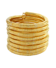 Load image into Gallery viewer, Low Bangle Omega Wrap Bracelet
