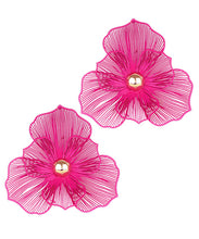 Load image into Gallery viewer, Petal &amp; Gold Bud Earrings
