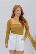 Load image into Gallery viewer, Take Me Out Square Neck Top-Brown
