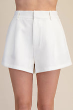 Load image into Gallery viewer, Classic High Waist Shorts-White
