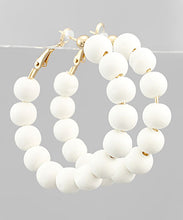 Load image into Gallery viewer, Clay Ball Hoops
