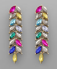 Load image into Gallery viewer, Glass Stone Drop Earrings
