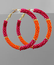 Load image into Gallery viewer, Bead Hoops
