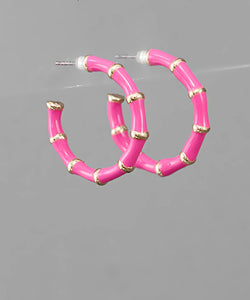 Epoxy Bamboo Hoops