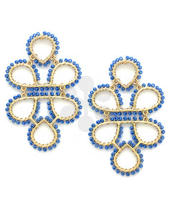 Infinity Knot Seed Bead Earrings