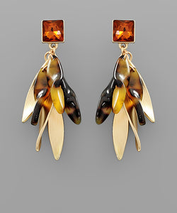 Princess Crystal & Flower Earrings