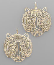 Load image into Gallery viewer, Tiger Filigree Earrings
