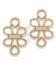 Load image into Gallery viewer, Infinity Knot Seed Bead Earrings

