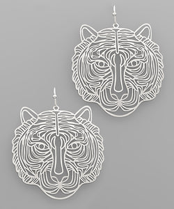 Tiger Filigree Earrings