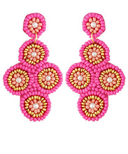 Load image into Gallery viewer, Beaded Cluster Earrings
