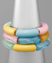 Load image into Gallery viewer, Stack of 3 Resin Bracelet Set

