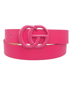 Tone on Tone Buckle Belt