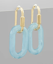 Load image into Gallery viewer, Carabiner &amp; Oval Ring Huggie
