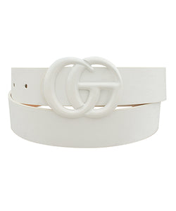 Tone on Tone Buckle Belt