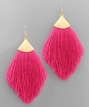 Load image into Gallery viewer, Capped Tassel Earrings
