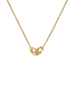 Pave Knot Pendant Necklace