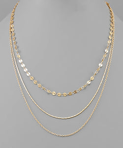 Multi Chain Layer Necklace