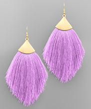 Load image into Gallery viewer, Capped Tassel Earrings
