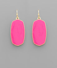 Load image into Gallery viewer, Enamel Hexagon Earrings
