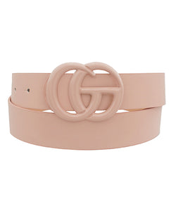 Tone on Tone Buckle Belt