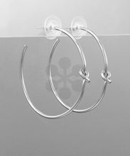 Load image into Gallery viewer, Knot Open Hoops
