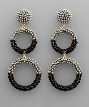 Load image into Gallery viewer, Seed Beads Double Circle Earrings
