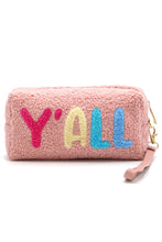 Load image into Gallery viewer, Cozy Teddy Fur Wristlet Pouch
