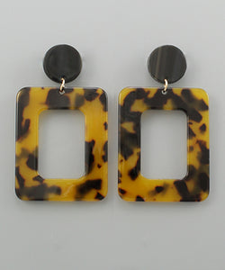 Rectangle Arcylic Earrings