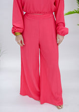 Load image into Gallery viewer, My Luck Set Pleaded Pants- Pink
