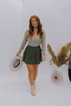 Load image into Gallery viewer, Kris Ribbed Long Sleeve Bodysuit- Cream
