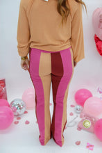 Load image into Gallery viewer, Flirty Color Block Stretchy Pants- Multi
