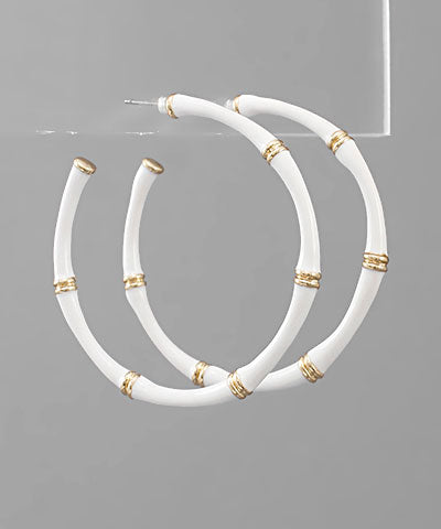 Epoxy Bamboo Hoops