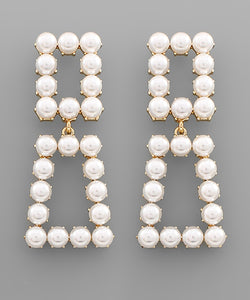 Square Linked Earrings