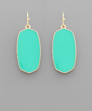 Load image into Gallery viewer, Enamel Hexagon Earrings
