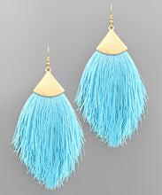 Load image into Gallery viewer, Capped Tassel Earrings
