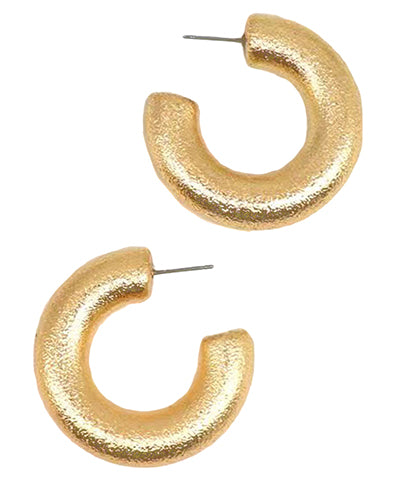 Chunky Metal Hoops