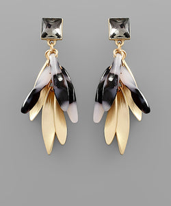 Princess Crystal & Flower Earrings