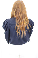 Load image into Gallery viewer, Nichole Puff Sleeve Bodysuit- Black
