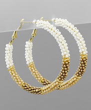 Load image into Gallery viewer, Bead Hoops

